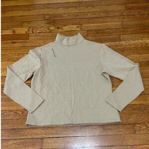 Express tricot Beige Long Sleeve Tee
